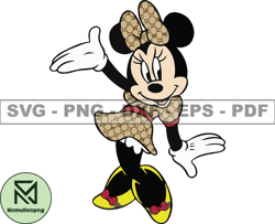 Gucci Mickey Mouse Svg, Fashion Brand Logo 196