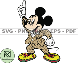Gucci Mickey Mouse Svg, Fashion Brand Logo 202