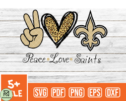 New Orleans Saints Svg , Peace Love  NfL Svg, Team Nfl Svg 23