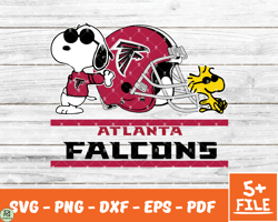 Atlanta Falcons Snoopy Nfl Svg , Snoopy NfL Svg, Team Nfl Svg 02