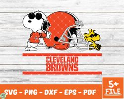Cleveland Browns Snoopy Nfl Svg , Snoopy NfL Svg, Team Nfl Svg 09