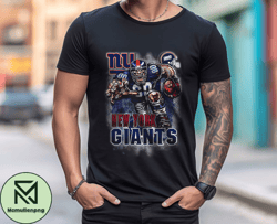 New York Giants TShirt, Trendy Vintage Retro Style NFL Unisex Football Tshirt, NFL Tshirts Design 13