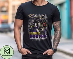 Baltomore Ravens TShirt, Trendy Vintage Retro Style NFL Unisex Football Tshirt, NFL Tshirts Design 24