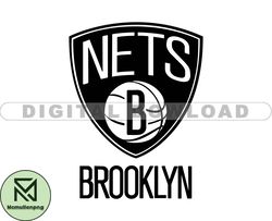 Brooklyn Nets NBA Logo Svg, Nba Svg, Nba Sport, Nba Logo,Nba Teams Svg,Basketball Design 38