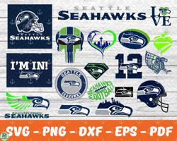 Seattle Seahawks Bundle Svg, Football Svg ,Sport Svg, Sport Bundle Svg 65