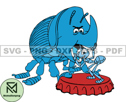 Bugs Life Svg, Bugs Life Cricut, Cartoon Customs Svg, Incledes Png DSD & AI Files Great For DTF, DTG 07
