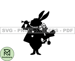 White Rabbit Alice's Adventures in Wonderland, Incledes Png DSD & AI Files Great For DTF, DTG 20