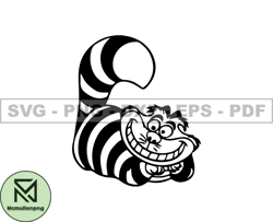 Cheshire Cat Svg, Cat Wonderland SVG, EPS, PNG, DXF 26