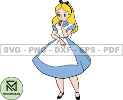 Alice in Wonderland Svg, Alice Svg, Cartoon Customs Svg, Incledes Png DSD & AI Files Great For DTF, DTG 31