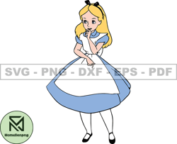 Alice in Wonderland Svg, Alice Svg, Cartoon Customs Svg, Incledes Png DSD & AI Files Great For DTF, DTG 32