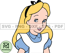 Alice in Wonderland Svg, Alice Svg, Cartoon Customs SVG, EPS, PNG, DXF 45