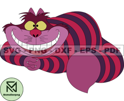 Cheshire Cat Svg, Cheshire Svg, Cartoon Customs SVG, EPS, PNG, DXF 67