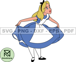 Alice in Wonderland Svg, Alice Svg, Cartoon Customs SVG, EPS, PNG, DXF 72