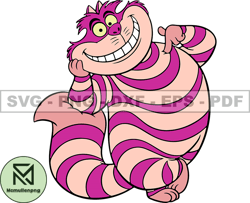 Cheshire Cat Svg, Cheshire Png, Cartoon Customs SVG, EPS, PNG, DXF 86