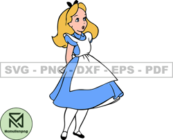Alice in Wonderland Svg, Alice Svg, Cartoon Customs SVG, EPS, PNG, DXF 116