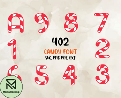 Candy Font Svg Png Pdf Dxf, Modern Font, Fonts For Cricut, Beauty Font, Font For T-shirts 02