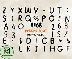 Pig Font Svg Png Pdf Dxf, Modern Font, Fonts For Cricut, Beauty Font, Font For T-shirts 05