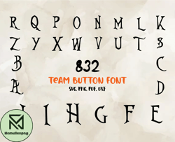 Night Font Svg Png Pdf Dxf, Modern Font, Fonts For Cricut, Beauty Font, Font For T-shirts 07
