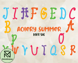Aotery Summer Font Svg, Modern Font, Fonts For Cricut, Beauty Font, Font For T-shirts 10