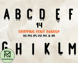 Dripping Font, Modern Font, Fonts For Cricut, Beauty Font, Font For T-shirts 14
