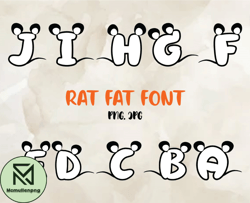Rat Fat Font Svg, Modern Font, Fonts For Cricut, Beauty Font, Font For T-shirts 13