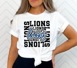 Lions SVG PNG, Lions Mascot svg, Lions Cheer svg, Lions Shirt svg, Lions Sport svg, School Spirit, Lions Typography svg