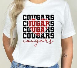 Stacked Cougars SVG, Cougars Mascot svg, Cougars svg, Cougars School Team svg, Cougars Cheer svg, School Spirit svg,Coug