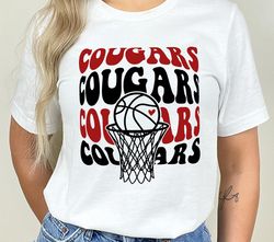 Cougars Basketball SVG PNG, Cougars Mascot svg, Cougars svg,Cougars School Team svg,Cougars Hoop svg,Basketball Hoop svg