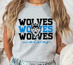 Wolves SVG PNG, Wolves Face svg, Wolves Mascot svg, Wolves Shirt svg, Wolves Cheer svg, Wolves Vibes svg, School Spirit