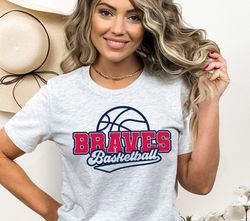 Braves SVG PNG, Braves Basketball svg, Braves Cheer svg, Basketball svg, Braves Shirt svg, Retro Braves svg, Braves Prid