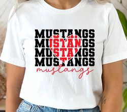 Stacked Mustangs SVG, Mustangs Mascot svg, Mustangs svg, Mustangs School Team svg, Mustangs Cheer svg, School Spirit svg