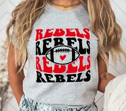 Rebel Football svg, Rebel, Rebels, Football svg, png, Sublimation, Football Clipart, Cricut svg, Clipart, Digital Downlo