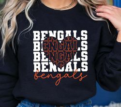 Stacked Bengals SVG, Bengals Mascot svg, Bengals svg, Bengals School Team svg, Bengals Cheer svg, School Spirit svg,Beng