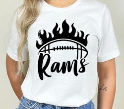 Rams SVG PNG, Rams Football svg, Rams Cheer svg,Football Fire svg,School Spirit svg,Rams Mom svg, Rams png, Rams Shirt s