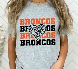 Bronco Heart svg, Bronco, Broncos, Heart svg, png, Sublimation, Heart Clipart, Cheer svg, SVG for Shirts, SVG for Cricut