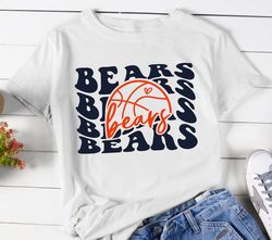 Bears Basketball SVG PNG, Bears svg,Stacked Bears svg,Bears Mascot svg,Bears Mom svg,Bears Shirt svg,Bears Cheer svg,Bas