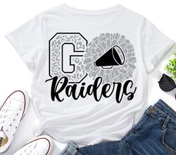 Go Raiders Leopard SVG,Raiders Cheer svg,Raiders Shirt svg,Raiders Mascot,Cheer Little Mom,Team Mascot,School Team svg,S