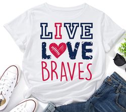 Braves SVG,Love Braves,Braves Baseball svg,Braves Heart svg,Baseball Mascot Heart svg,Braves Mascot svg,Game day svg,Cri