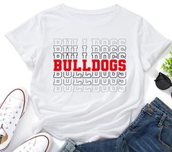 Bulldogs SVG,Bulldogs Stacked svg, Team Mascot, School Team svg, School Spirit svg, American Football,Sport Mama svg, Cr