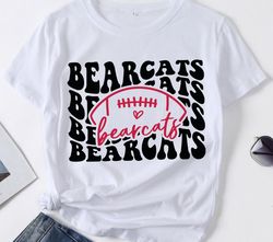 Bearcats Football SVG PNG, Bearcats svg,Stacked Bearcats,Bearcats Mascot svg,Bearcats Mom svg,Bearcats Shirt svg,Bearcat
