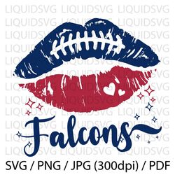 Falcons svg Falcons Football Lips SVG Football Team Lips SVG Falcons Cheer svg Falcons Mascot svg Football Mom,Cric159