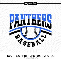 Baseball SVG PNG, Panther Baseball, Panther, Panthers svg, Baseball, Cricut svg, Digital Download, Sublimation, Basi10