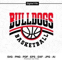 Basketball SVG PNG, Bulldogs, Basketball, svg, Bulldog Basketball svg, Bulldog, Paw svg, Basketball Clipart, Cricuti30