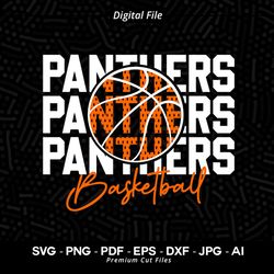Basketball SVG PNG, Panther Basketball, Panther, Panthers, Basketball svg, Cheer svg, Sublimation, Digital Downloadi37