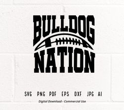 Bulldog Nation SVG PNG, Bulldog SVG, Bulldog Mascot svg, Bulldogs Cheer svg, Bulldogs Shirt svg, Bulldogs Sport svgi42