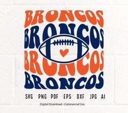Bronco Football svg, Bronco, Broncos, Football svg, png, Sublimation, Football Clipart, Cricut svg, Clipart, Digitai47