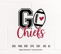 GO Chiefs SVG, Chiefs Mascot svg, Chiefs svg, Chiefs School Team svg, Chiefs Cheer svg, Chiefs Vibes svg, School Spi64
