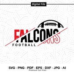 Football svg, Falcons, Football, svg, Falcon Football svg, Falcon svg, Sublimation, Cricut, Cut file, SVG for Shirti117