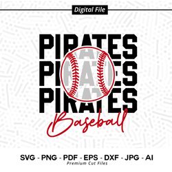 Baseball SVG PNG, Pirate Baseball, Pirate, Pirates, Baseball, svg, Pirate Softball svg, Cricut svg, Digital Downloai136