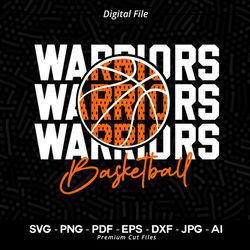 Basketball SVG PNG, Warrior Basketball, Warrior, Warriors, Basketball svg, Basket svg, Sublimation png, Digital Dowi142